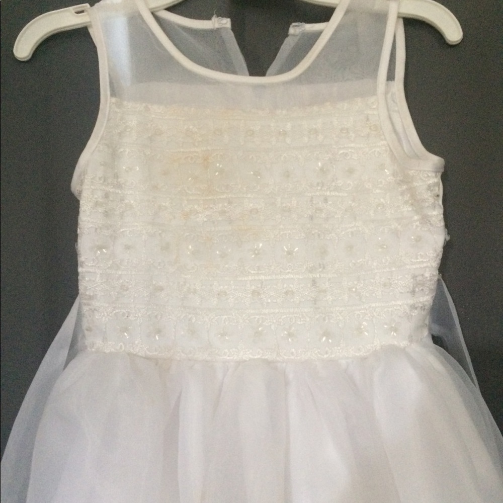 Girls white dress